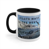 Pilots Have The Best Job: Accent Coffee Mug, 11oz | Gifts for Pilots